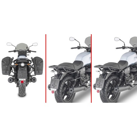 Givi TR8206 Telaietti laterali Remove-X sgancio rapido Moto Guzzi V7 Stone 2021