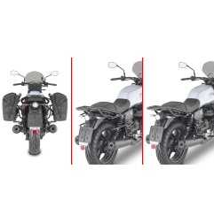 Kappa TR8206K Telaietti laterali Remove-X sgancio rapido Moto Guzzi V7 Stone 2021
