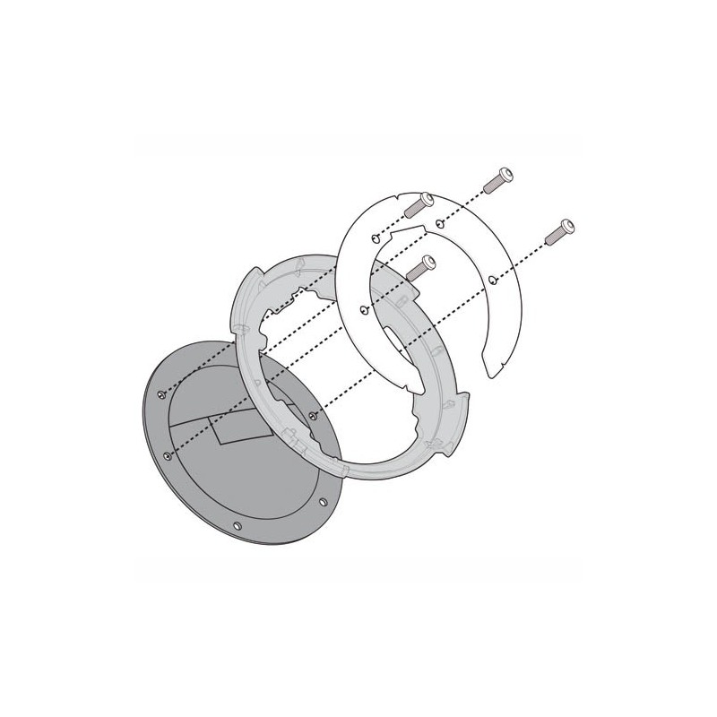 Givi BF14 flangia borse serbatoio Tanklock Kawasaki Ninja 300 13-18