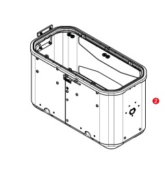 Givi ZDLMK36BRFM Fondo montato Nero Destro Dolomiti DLMK36B