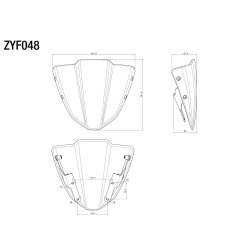 Rizoma ZYF048B Cupolino Yamaha MT-07 2021