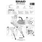 Shad Locks A0CH31SC Antifurto da manubrio Ariic Chinf 318 