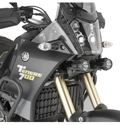 Kappa LS2158K Kit aggancio faretti in assenza di paramotore tubolare per Yamaha Tenerè 700 2021