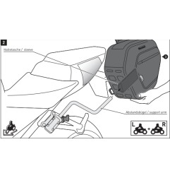 SW Motech BC.HTA.06.740.32100 Set borse laterali Pro Blaze Yamaha MT09 2021 Nero 