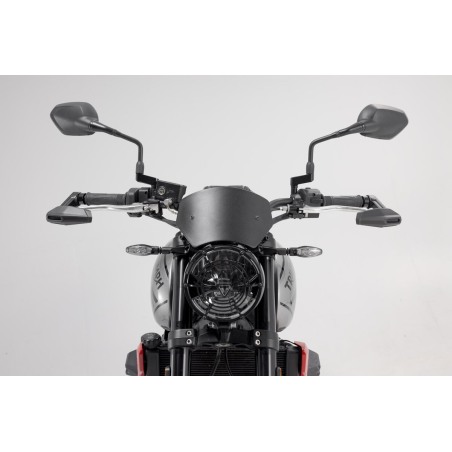 SW Motech LVG.11.842.11000/B Coppia protezioni leva con deflettore Triumph Trident 660 2021