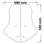 Isotta SC4551 Parabrezza media protezione Honda ADV 350 2021
