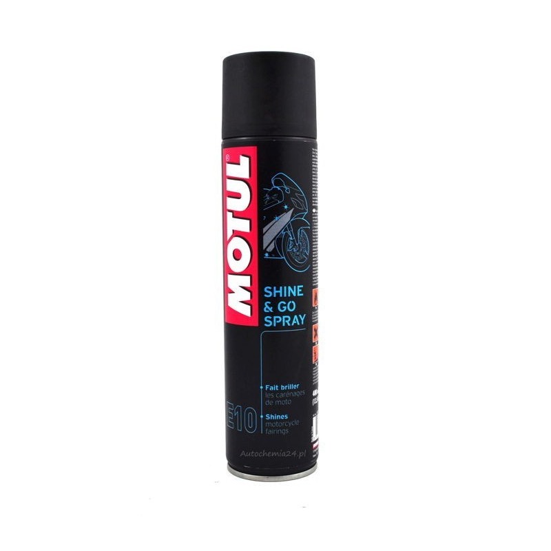 Motul E10 Shine & Go Spray Lucidante per moto