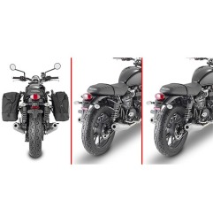 Givi TR6407 telaietti Remove-X  per borse laterali su Triumph Bonneville e Street Twin