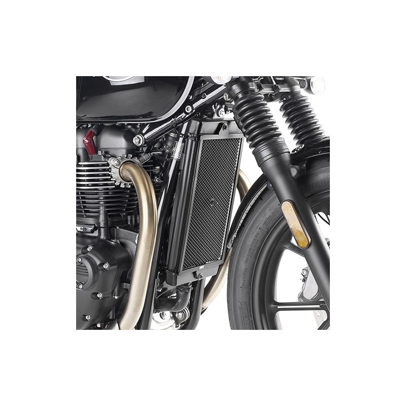 Givi PR6407 protezione radiatore Triumph Street Twin 900 Acciaio Inox Nero