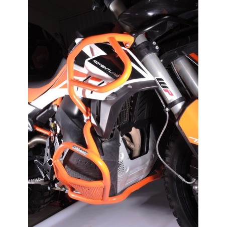 RD Moto CF130O Kit Protezione motore tubolare KTM 890 Adventure Arancione