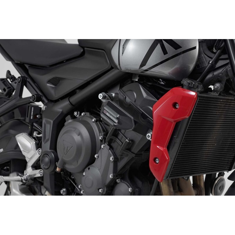 Pedane Anteriori In Alluminio Nero Per Triumph – Trident 660, Daytona 660, Tiger Sport 660, Speed Twin 1200 (2019-on), Kit 1 Paio