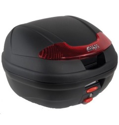 Givi E340N Vision Bauletto 34 litri Catadiottri rossi Piastra Monolock inclusa