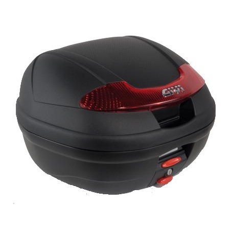 Givi E340N Vision Bauletto 34 litri Catadiottri rossi Piastra Monolock inclusa