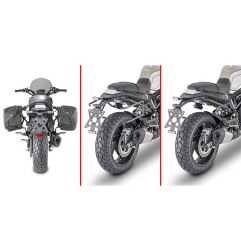 Givi TR8713 Telai Telai laterali Remove-X per borse morbide su Benelli Leoncino 800 2022