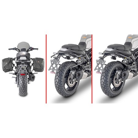 Givi TR8713 Telai Telai laterali Remove-X per borse morbide su Benelli Leoncino 800 2022