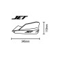 Barkbusters JET-003 Ricambio plastiche paramani Jet