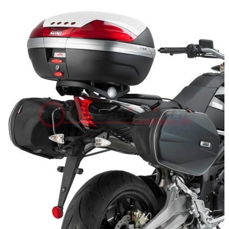 TE6700 Aprilia Dorsoduro 750 telaietti specifici GIVI per borse laterali Easylock o morbide