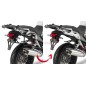 PLR1110 Givi portavaligie laterali con attacco monokey specifico per Honda Crosstourer