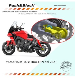 Push&Block WL-Y03 Antifurto Blocca ruota Yamaha MT09 e Tracer 9 2021