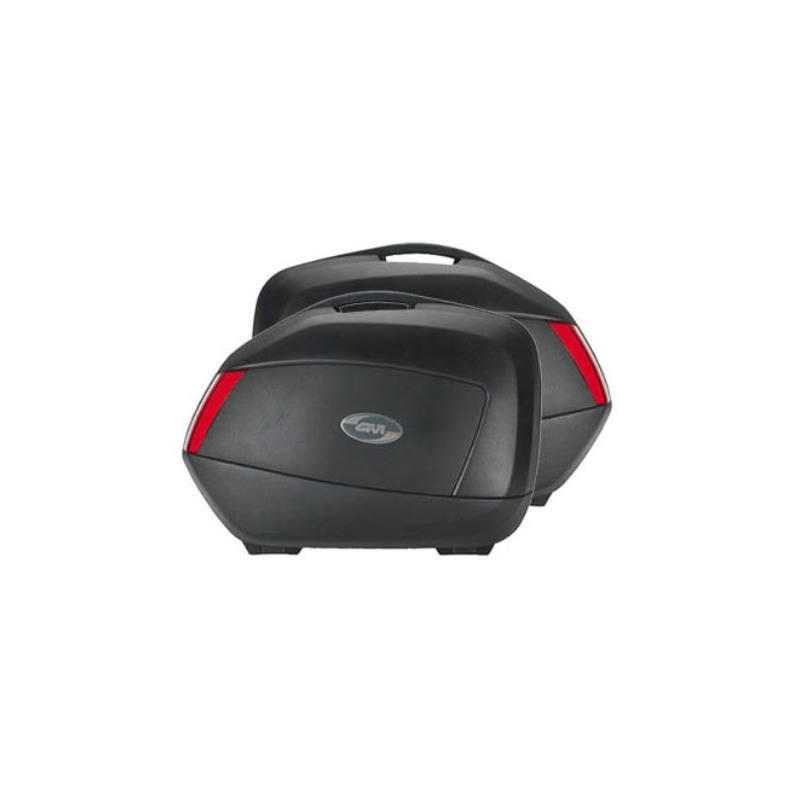 Givi V35N Coppia valige laterali  Monokey side Catadiottro rosso