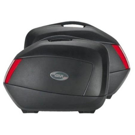 Givi V35N Coppia valige laterali  Monokey side Catadiottro rosso