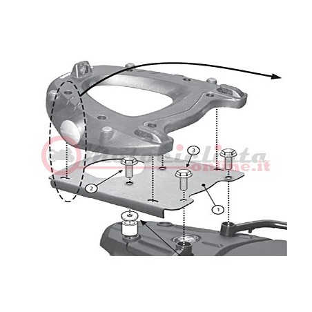 SR5107 Givi portapacchi per top case monokey BMW F 650 GS / F 800 GS (08  13)