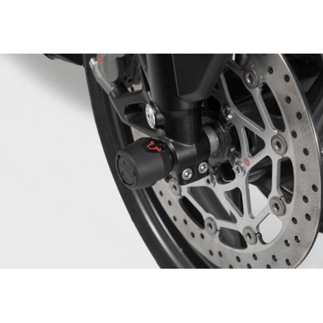 SW-Motech STP.05.176.10101/B Tamponi protezione asse anteriore Suzuki V-Strom 1050 e Yamaha MT-10 2021