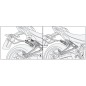 Kappa TR2157K Telaietti laterali Remove-X sgancio rapido Yamaha MT07 dal 2021