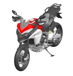 MyTech DUC105PB Portapacchi Bauletto posteriore Model-X  Ducati Multistrada