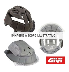 Imbottitura Interna superiore Casco Givi X.08 colore grigio