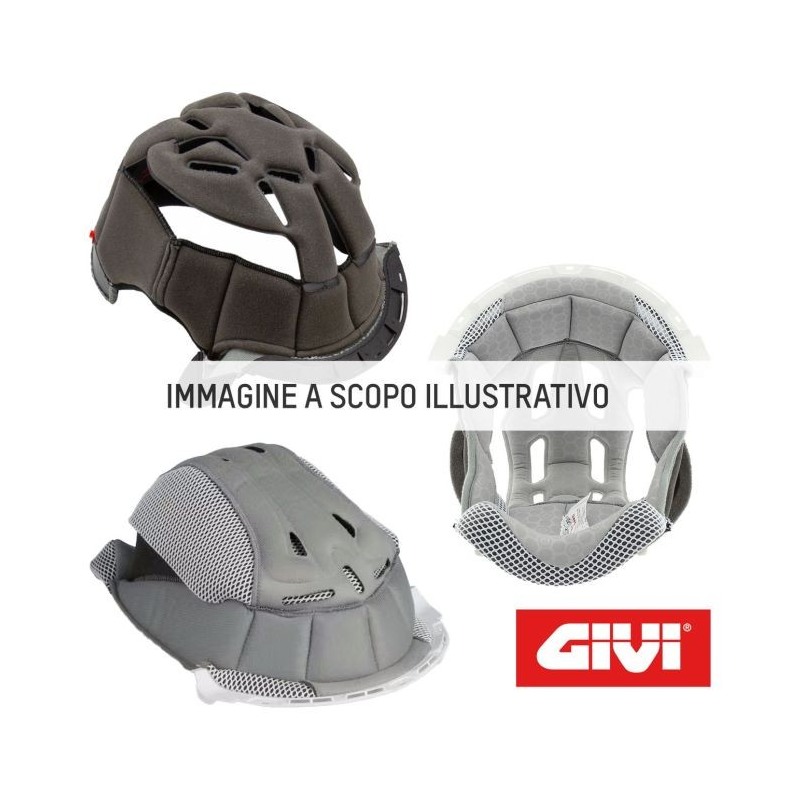 Imbottitura Interna superiore Casco Givi X.08 colore grigio