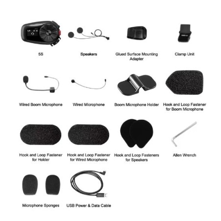 Sena 5S Interfono da moto Bluetooth 5.0 Dual Pack 