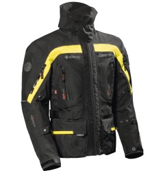 Dane Nimbus 2 Giacca da moto Gore-tex Pro Nero - Giallo Fluo