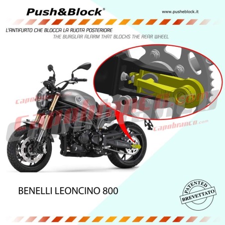 Push&Block WL-B04 Blocca ruota raggi posteriore Benelli Leoncino Trail 800 2022