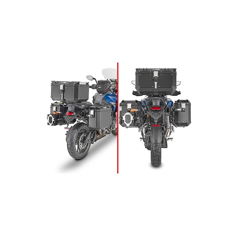 Kappa KLO6423CAM portavaligie laterali Monokey Cam-side Triumph Tiger 1200 GT explorer 2022