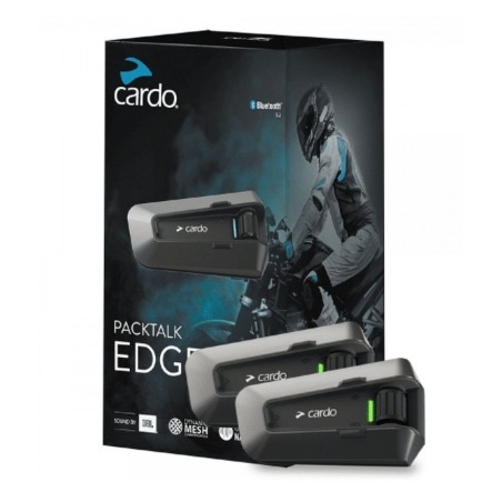 Cardo Packtalk Edge Duo Interfono moto doppio Dinamic Mesh