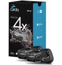 Coppia Cardo Freecom 4x Interfono moto bluetooth a 4 vie