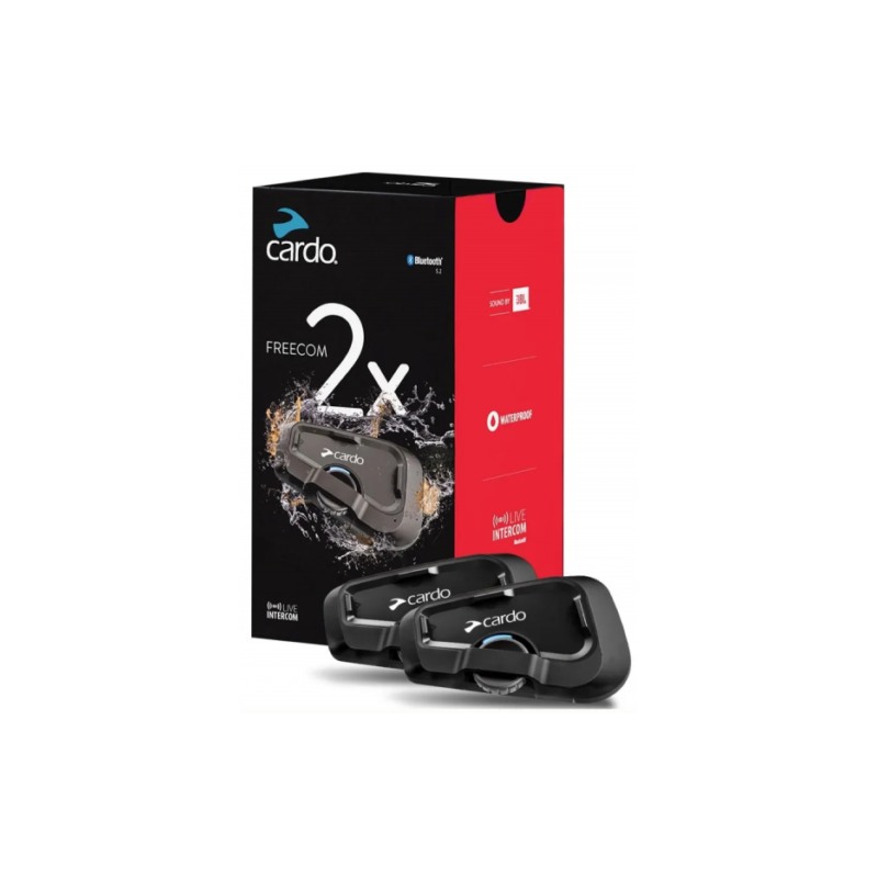 Coppia Cardo Freecom 2x Duo Interfoni moto bluetooth