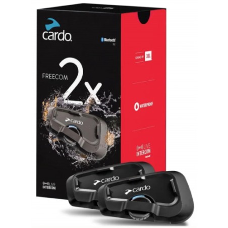 Coppia Cardo Freecom 2x Duo Interfoni moto bluetooth