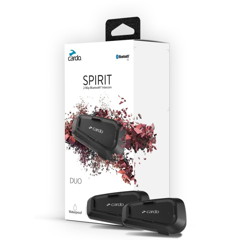Coppia Interfono casco Cardo Spirit Duo Bluetooth SPRT0101