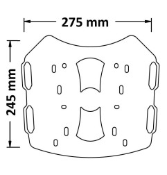 Isotta PA374 Supporto bauletto Piaggio One 2021