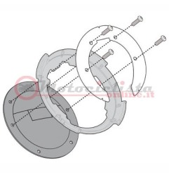 BF17 givi Flangia metallica per borsa serbatoio GIVI TANKLOCK