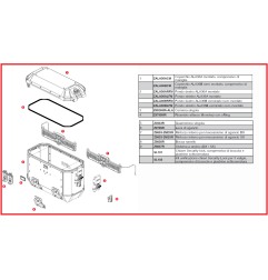 Givi Z9833-2MDXR Rinforzo interno meccanismo sgancio Destro Alaska ALA36