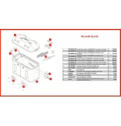 Givi ZDLM36ALCM Coperchio valigia laterale Dolomiti Lato Sinistro Colore Grigio alluinio