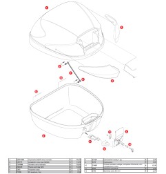 Coperchio bauletto Givi Z291CNTM per B29NT tech