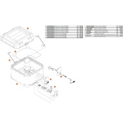 Kappa Z8099RK Tappetino interno bauletto K Force KFR420A / KFR420B