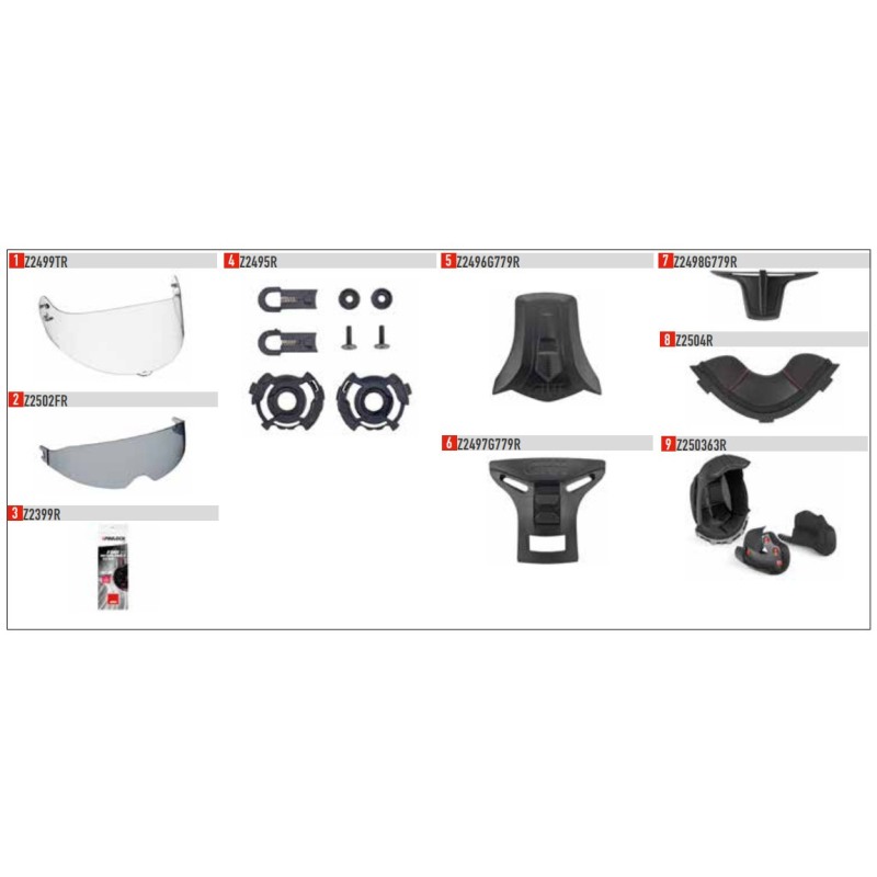 Presa aria mentoniera casco modulare Givi X.21 Challenger / X.20 Expedition Presa aria mentoniera casco modulare Givi X.21 Challenger / X.20 Expedition