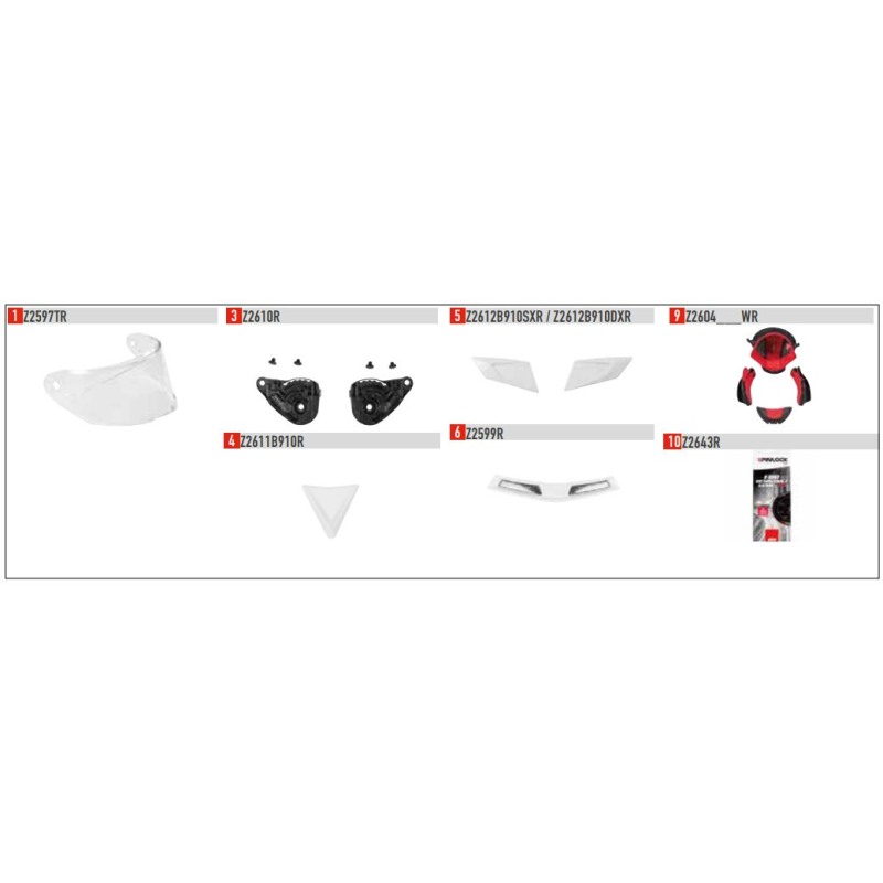 Mentoniera Moto Acerbis Per Casco Double P Nero Vendita Online - Foto 2