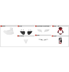 Imbottitura interna completa casco Givi 50.6 Stoccarda