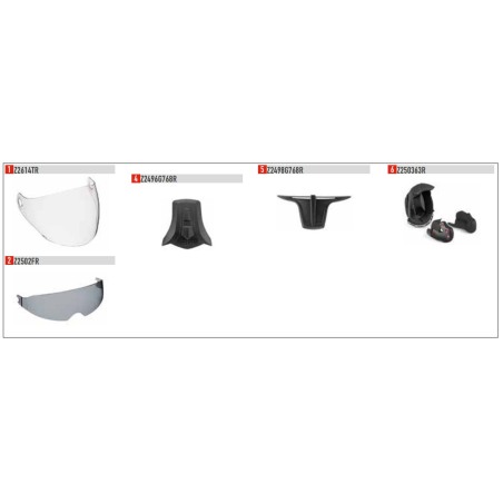 Givi Z2614TR visiera trasparente casco X.22 Planet